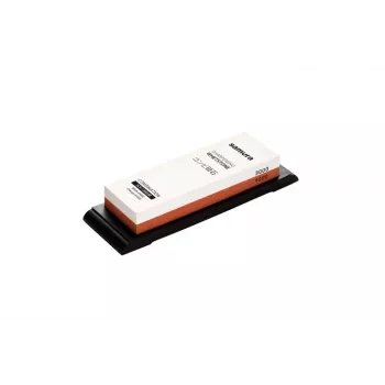 Pierre à eau double face SAMURA SBS-1300/M pour couteaux de cuisine, grain 3000/8000, avec base en silicone antidérapante