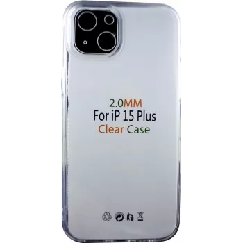 Coque en silicone CYOO pour Apple iPhone 15 Plus transparente (CY123233)