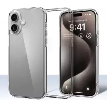 CYOO coque en silicone pour Apple iPhone 16 Plus, transparente (CY123620)
