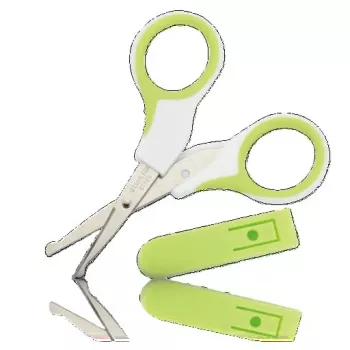 Kidsme Ciseaux à ongles pour bébé avec pointes de sécurité arrondies et capot de protection