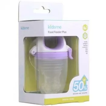 Dispositif d'alimentation pour bébé Food Feeder Plus Kidsme dès 6 mois, lavande