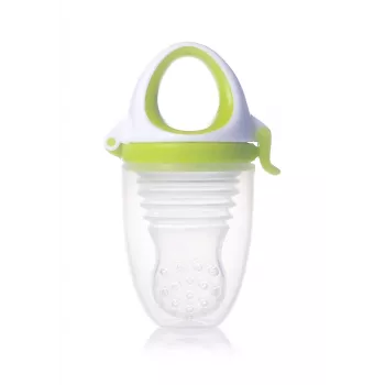 Dispositif d'alimentation pour bébé Food Feeder Plus Kidsme dès 6 mois, lime