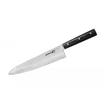 Couteau à trancher Damascus SAMURA 208 mm