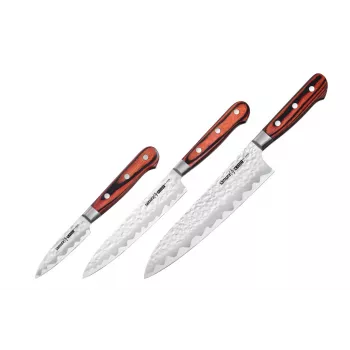 Set de 3 couteaux SAMURA