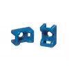Support de collier de serrage HellermannTyton, ETFE, bleu (151-00653)