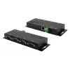 Serveur de périphériques série EXSYS EX-6164 4 ports RS-232, Ethernet vers série, métal, 10/100 Mbps, COM virtuel