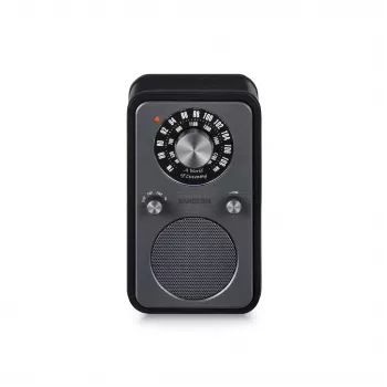 Sangean WR-9 Portable FM/AM Radio Real Wood Midnight Oak with Bluetooth 8W