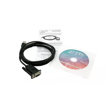 Adaptateur série USB 2.0 vers RS-232 EXSYS EX-1311-2FT, DB9 femelle, puce FTDI, plage de température industrielle
