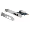 Carte PCI Express FireWire 1394a EXSYS EX-16600 avec 3+1 ports (VIA)