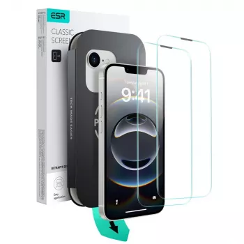 Protection d'écran en verre trempé ESR Armorite pour Apple iPhone 17e et iPhone 16e 1D81500201