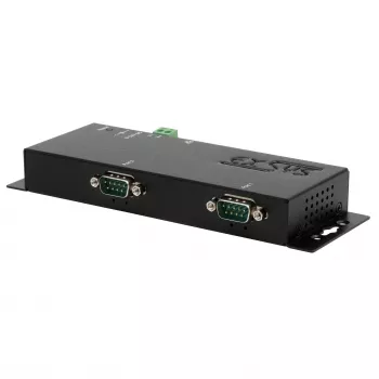 Serveur série EXSYS EX-6162 Ethernet vers 2x RS-232 avec alimentation 12 V/3 A