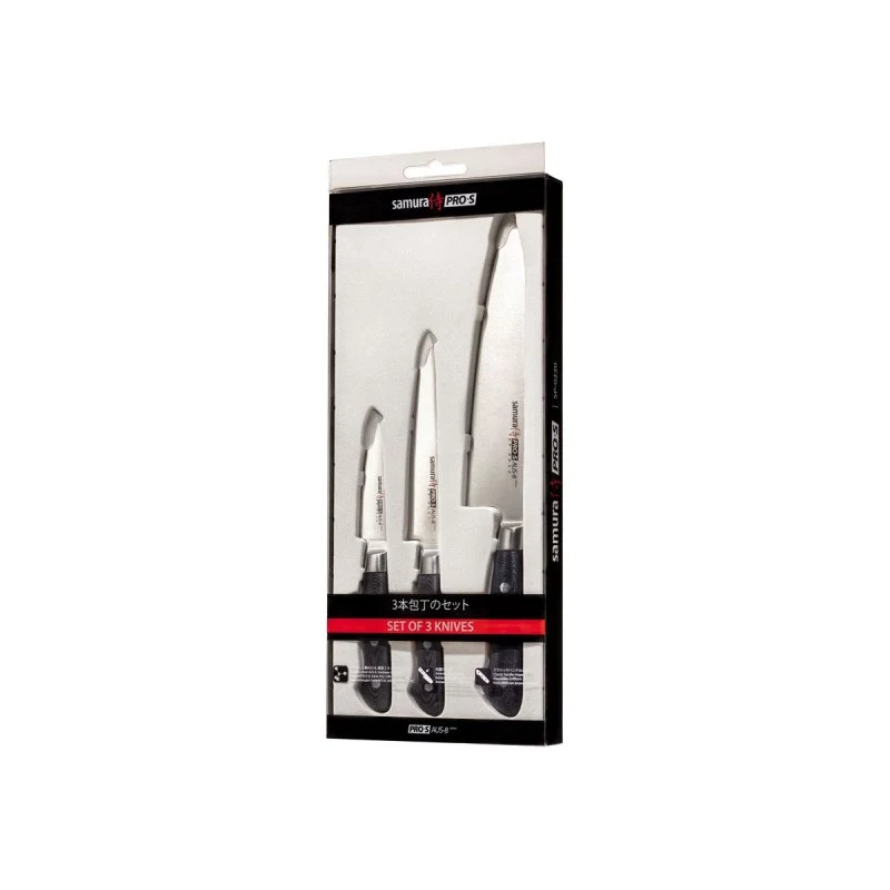 SAMURA PRO-S ensemble de 3 couteaux