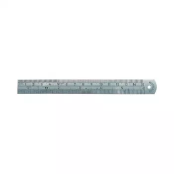 Règle en acier inoxydable C.K Tools, 150 mm / 6 inch, graduations mm et pouces (T3530 06)