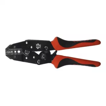 Pince à sertir à cliquet C.K Tools T3698A pour connecteurs coaxiaux BNC et TNC