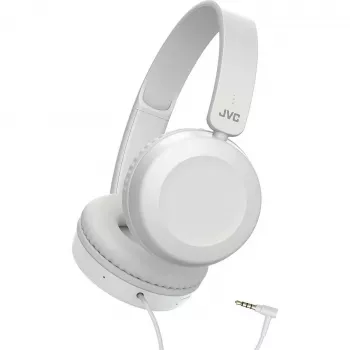 Écouteurs intra-auriculaires filaires JVC avec microphone, blancs