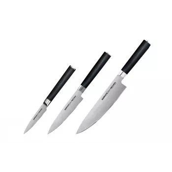 Ensemble de 3 couteaux de cuisine SAMURA MO-V