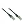 Câble patch EXSYS Cat 5e FTP 1,5 m noir EX-K6170-1.5