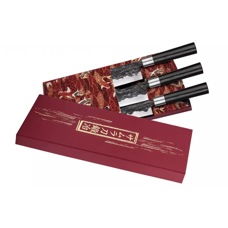 Ensemble de 3 couteaux SAMURA Blacksmith
