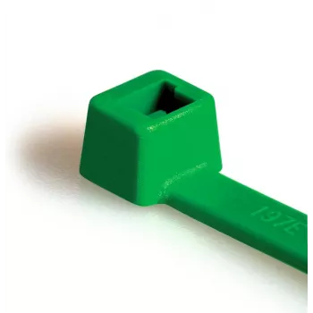 Serre-câbles HellermannTyton T30R-PA66-GN verts 150 mm x 3,5 mm (lot de 100) 111-03014