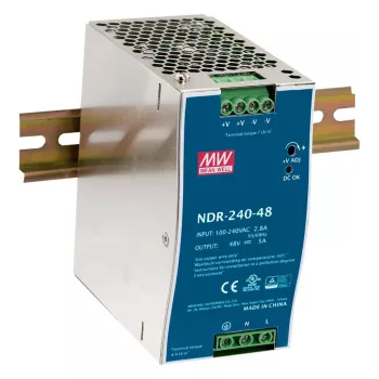 Alimentation DIN Meanwell 240 W 48 V/5 A - NDR-240-48 (EX-6976) EXSYS