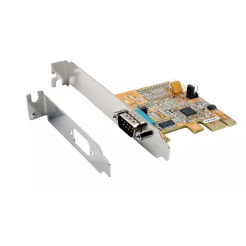 EXSYS EX-44081 carte série PCIe 1 port RS-232, ASIX AX99100, Low Profile