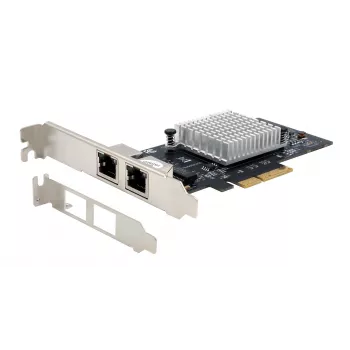 EXSYS EX-60202 carte PCIe x4 double 1 Gigabit Ethernet, chipset Intel I350-AM2, 2x RJ45, équerre Low Profile incluse