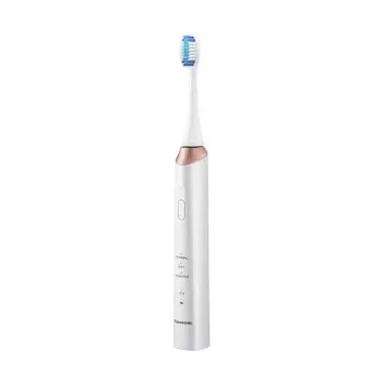 Brosse à dents électrique sonique Panasonic DentaCare EWDC12W503, 31 000 vibrations/min, 2 modes, capteur de pression, blanche