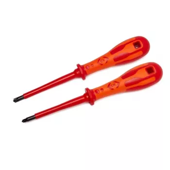C.K T49146 jeu de tournevis Dextro VDE Modulo, 2 pièces, embouts Modulo taille 1 et 2, isolés VDE 1000 V
