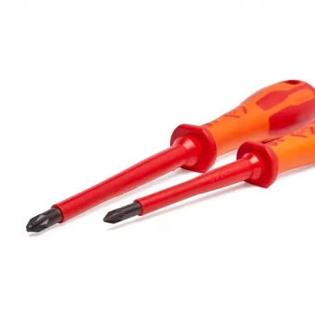 C.K T49146 jeu de tournevis Dextro VDE Modulo, 2 pièces, embouts Modulo taille 1 et 2, isolés VDE 1000 V