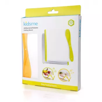 Planche à découper pliable de cuisine Kidsme verte