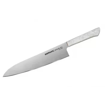 Couteau de chef SAMURA Harakiri 240 mm manche en acrylique noir