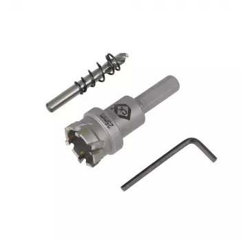 Foret de centrage pour scie-cloche TCT C.K T3218 avec ressort, lot de 3, 6 mm HSS