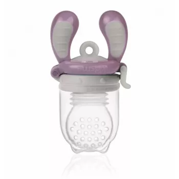 Dispositif d'alimentation en aliments solides Kidsme Food Feeder Large prune, 6+ mois