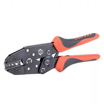 C.K Tools T3697A pince à sertir à cliquet pour cosses non isolées 1-10 mm²