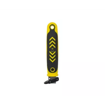 Poignée de scie C.K Tools T0820-1 pour lames de scie à métaux, 300 mm, prise ergonomique en composite, noir/rouge