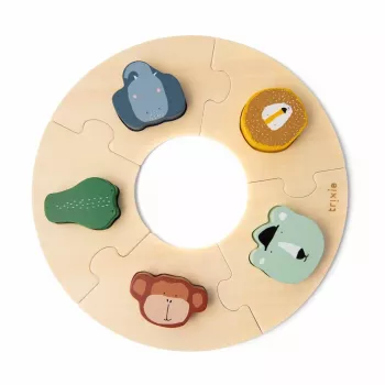 Puzzle éducatif en bois Trixie 36-158 pour enfants dès 12 mois