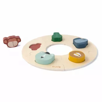 Puzzle éducatif en bois Trixie 36-158 pour enfants dès 12 mois