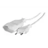 Rallonge électrique intérieure CUC Exertis Connect 573722, 1 prise AC, 1,8 m, blanc