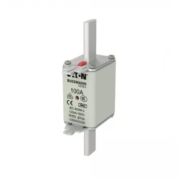 Eaton 100NHG02B Fusible NH D02 100 A 500 V gG avec indicateur mécanique, lot de 3