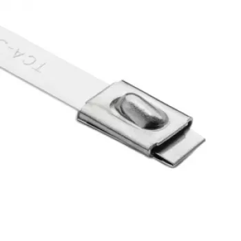 Serre-câble en acier inoxydable MBT33H HellermannTyton, 360 mm x 7,9 mm, pack de 50 (111-94339)