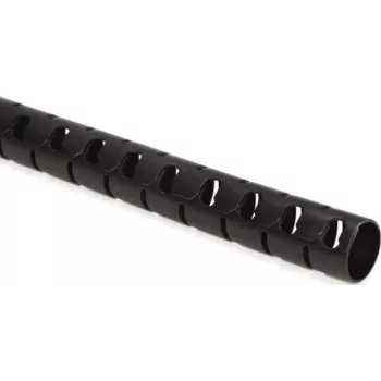 Gaine annelée fendue HellermannTyton HWPP25/2-BK, diamètre nominal 25 mm, noire, longueur 25 m