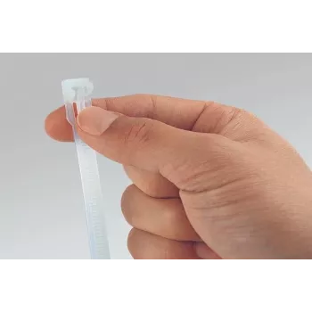 HellermannTyton REL250-NA attache-câble réutilisable, polyamide 6.6, blanc, 250 x 7,6 mm, lot de 100
