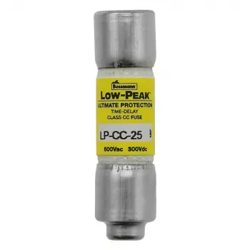 Eaton LP-CC-25 Fusible temporisé classe CC 25A 600V, lot de 10