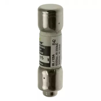 Fusible temporisé Eaton FNQ-R-15, 15 A, 600 V AC/300 V DC, classe CC, lot de 10