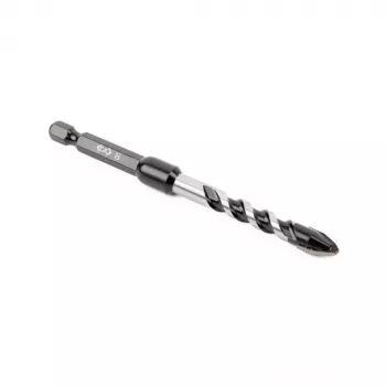 Foret à béton C.K Tools T3115 080, 8 mm x 105 mm, pointe carbure, queue hexagonale