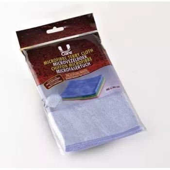 Chiffon de nettoyage en microfibre IWH bleu 40 x 38 cm 009610