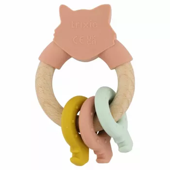 Jouet de dentition en bois et silicone pour chat Trixie, dès 0 mois