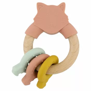 Jouet de dentition en bois et silicone pour chat Trixie, dès 0 mois