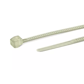 Serre-câble HellermannTyton T18ROS blanc 100 x 2,5 mm PA66 lot de 100 (118-00079)