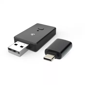 Adaptateur Bluetooth 5.0 USB-A Nedis CKAA2400BK noir portée 10 m